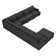 Anureet Oversized Modular Sectional U Shaped Corner Sofa With Storage Ottman