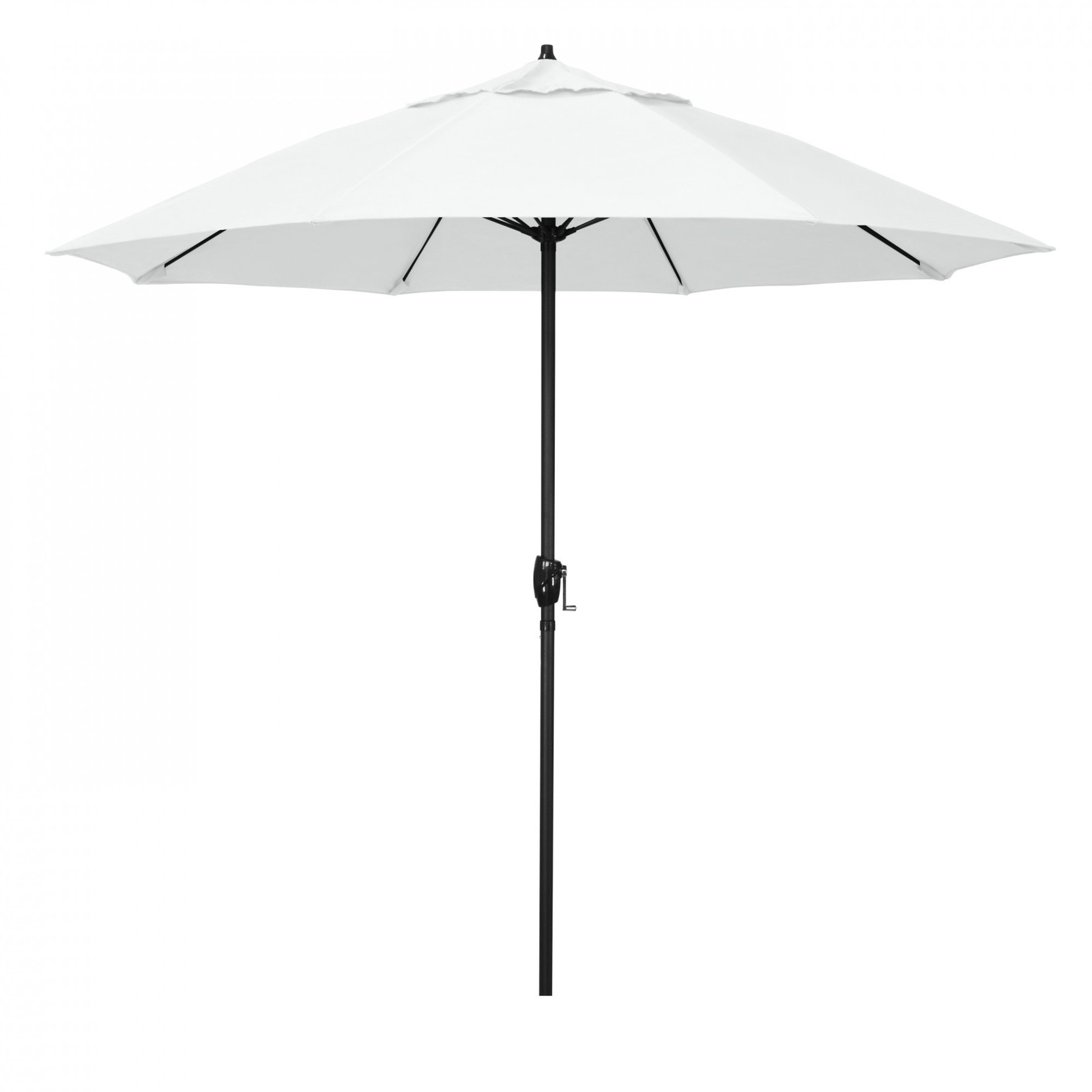 Mika 108'' Outdoor Umbrella, White - Olefin