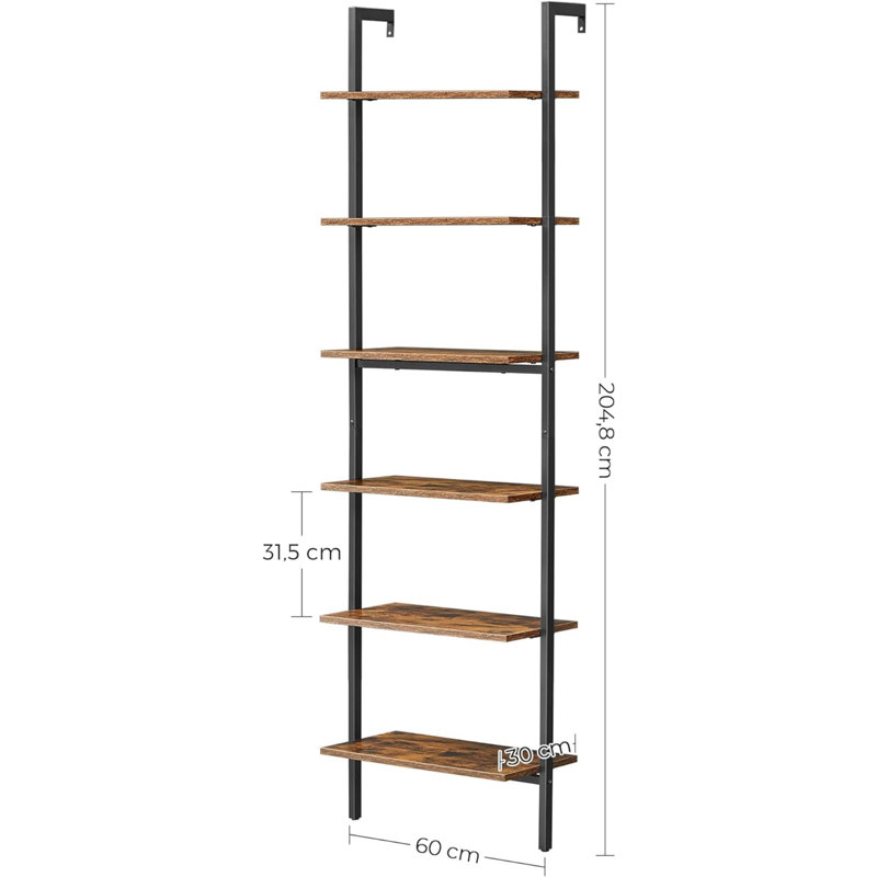 Yansel 6 Piece Tiered Shelf