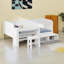 Lit multifonctionnel avec casiers, bureau, tablettes et tabouret assorti-1469962328