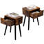 Ensemble de 2 tables de chevet pour table de chevet moderne