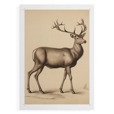 Reproduction animalière rétro VII - reproduction de toile seulement - non encadrée