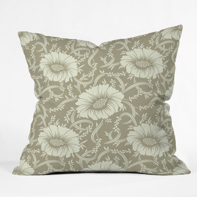 Floral Dream Polyester Throw Pillow