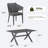 8 - Person Rectangular Outdoor Dining Set With Cushions-407831990-407831987
