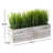 9.84'' Faux Grass in Solid Wood Planter-1729958227