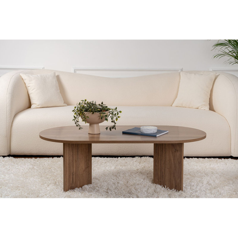 Tatjana Coffee Table, Wood, Venezia Walnut, Venezia Walnut
