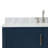55 " W Freestanding Standard Free Standing 1 Single Vanity Bathroom Vanity With Carrara Marble Top-85364394