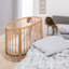 Oasis Oval Cot With Oval Mattress, White-66582778