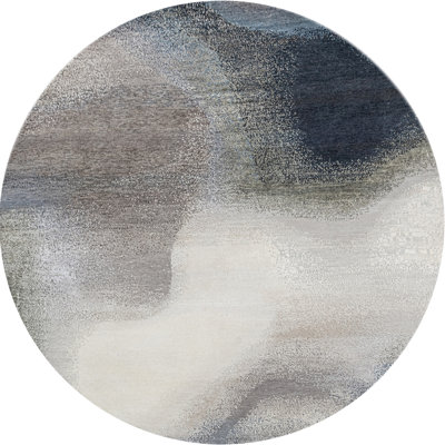 Handmade Silk and Wool Area Rug