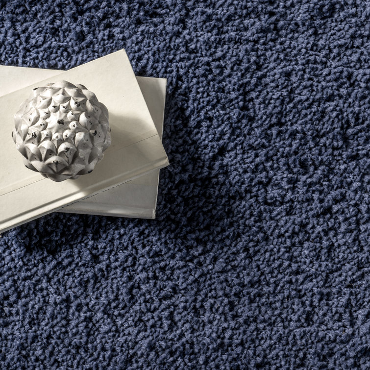 Assar Handmade Tufted Ink Area Rug