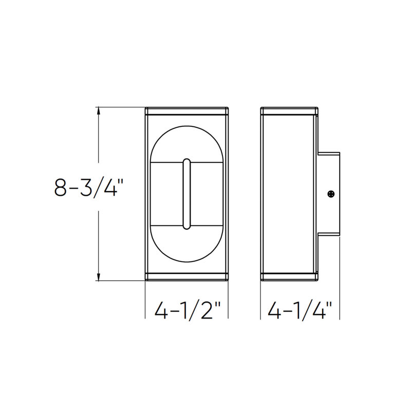 Aluminium LED Wall Light