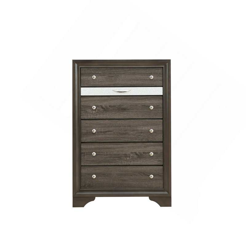 Madrid G02305-CH Chest ,Grey, Grey