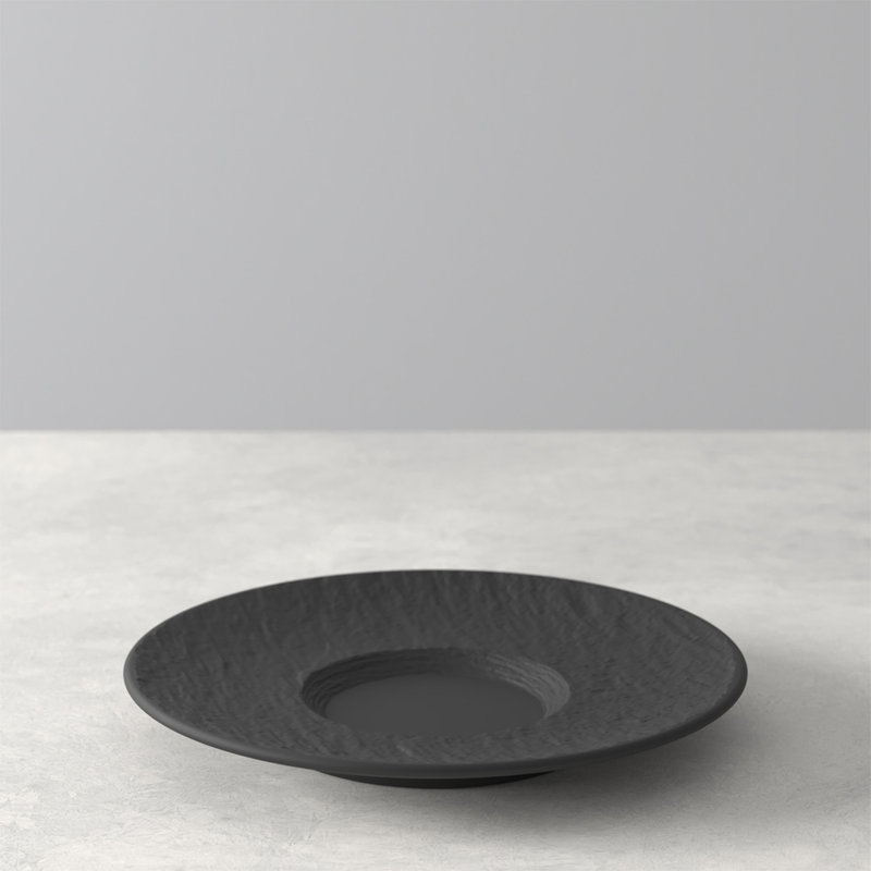 Villeroy & Boch Manufacture Coffee 6.25" Saucer, Black