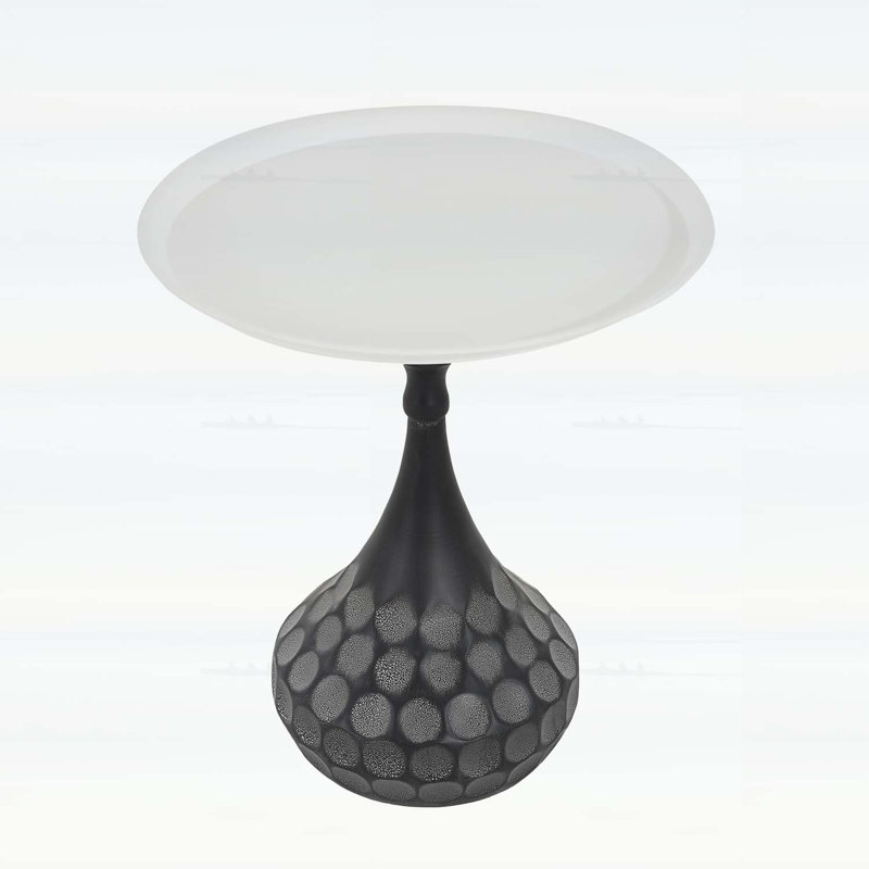 Table d'appoint en métal Accent