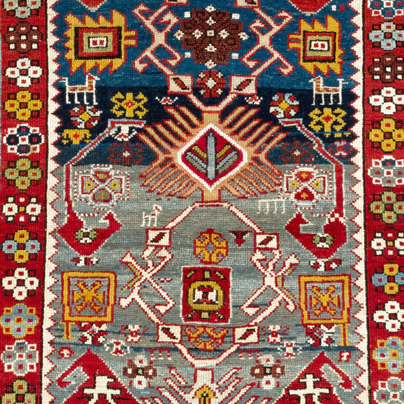 Tapis antique Shirvan Bidjov, Ca 1880