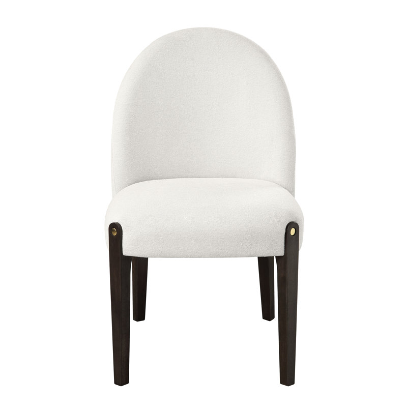 Clayten Beige Fabric Side Chair (Set Of 2), Beige