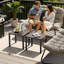 Table d'appoint rectangulaire en aluminium-907549593