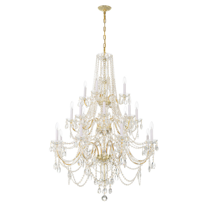 Lustre classique 20 lumières Irl, Or