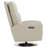 Genuine Leather Dual Motor Swivel Power Recliner With Power Headrest-2040360752
