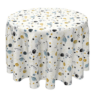 Myrtou Round Cotton Twill Tablecloth