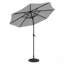 Aislynn 3m Traditional Parasol with LED Light-670096286