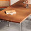 Élégant bureau rectangulaire en acier inoxydable-81507903