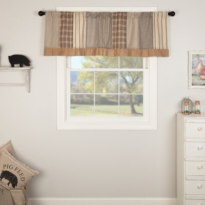 Sawyer Mill Cotton Patchwork Tailored Window Valance
