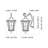Bentham 1- Light Bronze 19" H Glass Outdoor Wall Lantern with Dusk to Dawn (Bulb Included)-98730578
