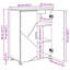 60cm Bathroom Vanity Base Only-266294563