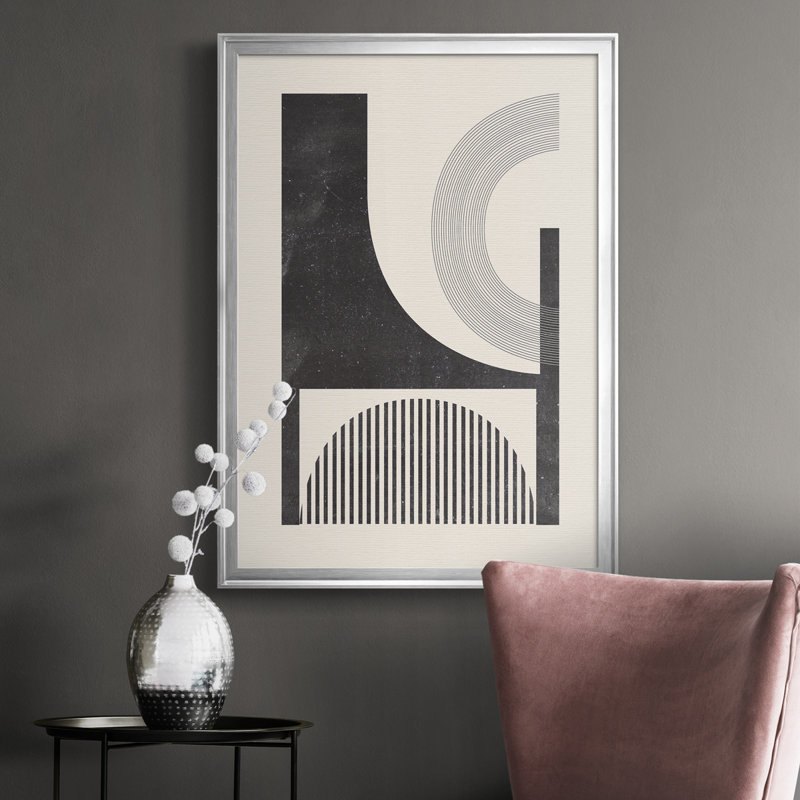Toile encadrée Premium Inconnu Space II - Prêt à être accroché, Cadre argenté, H 30,5 po x l 22,5 po x P 1 po