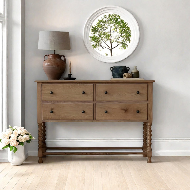 Retro Minimalist Console Table