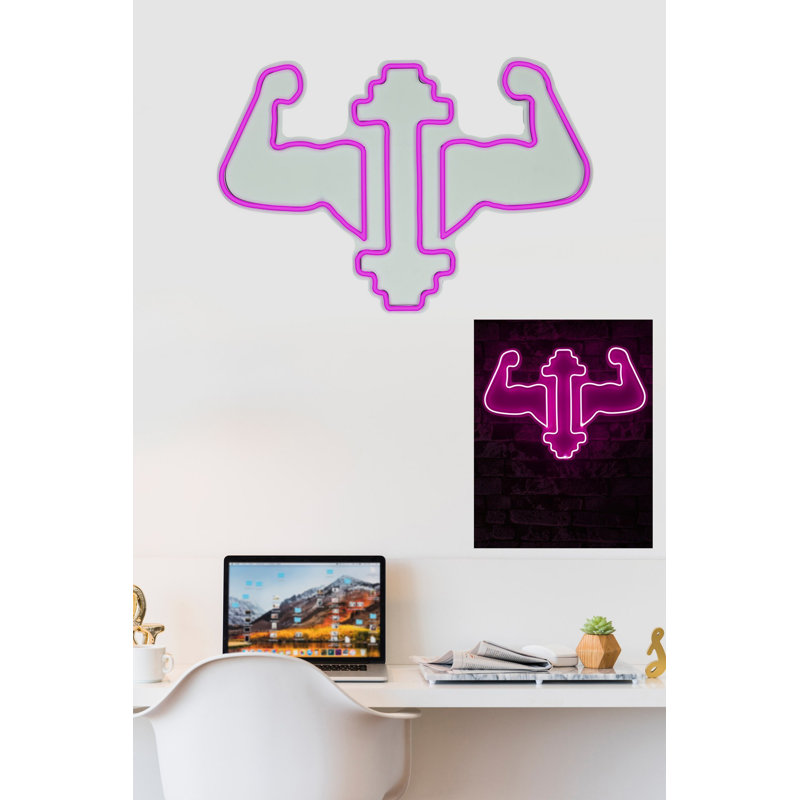 Flexible LED Neon Strip Lights, Pink, 22.0 x 15.0 x 1.2 inches | IP67 Waterproof, PVC Foam Template, 12V 4A DC Adaptor, 600 Lumen, 3500K | Perfect for Home Decor, Parties, and Ambient Lighting