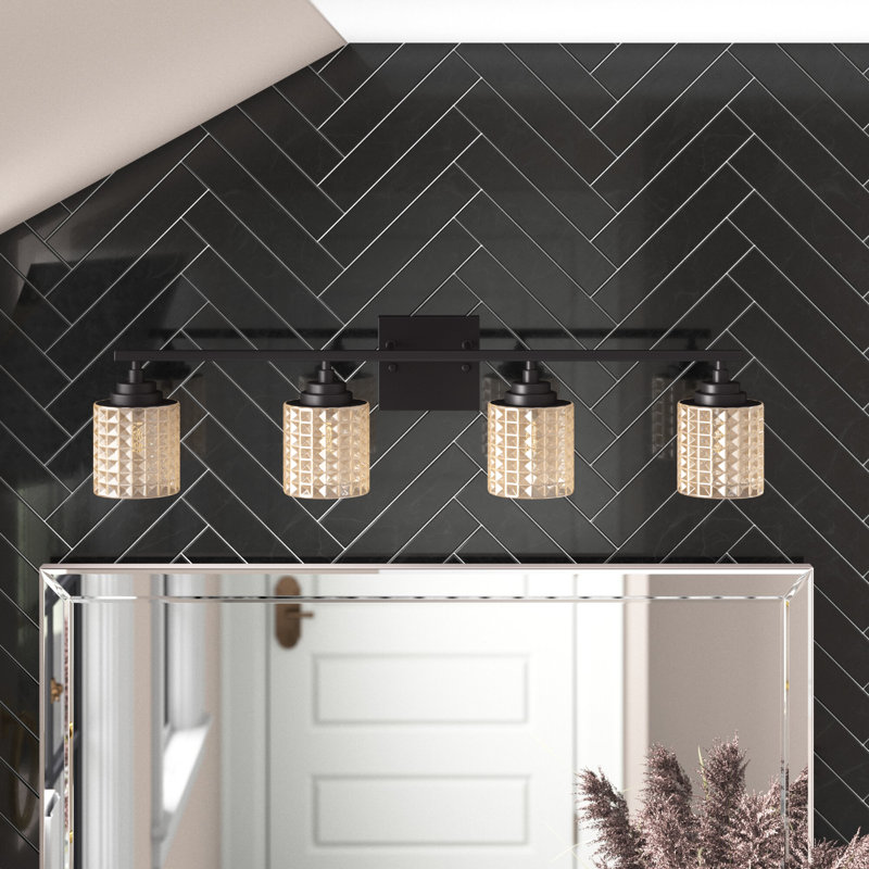 Barnhart 4 - Light Dimmable Vanity Light, Matte Black