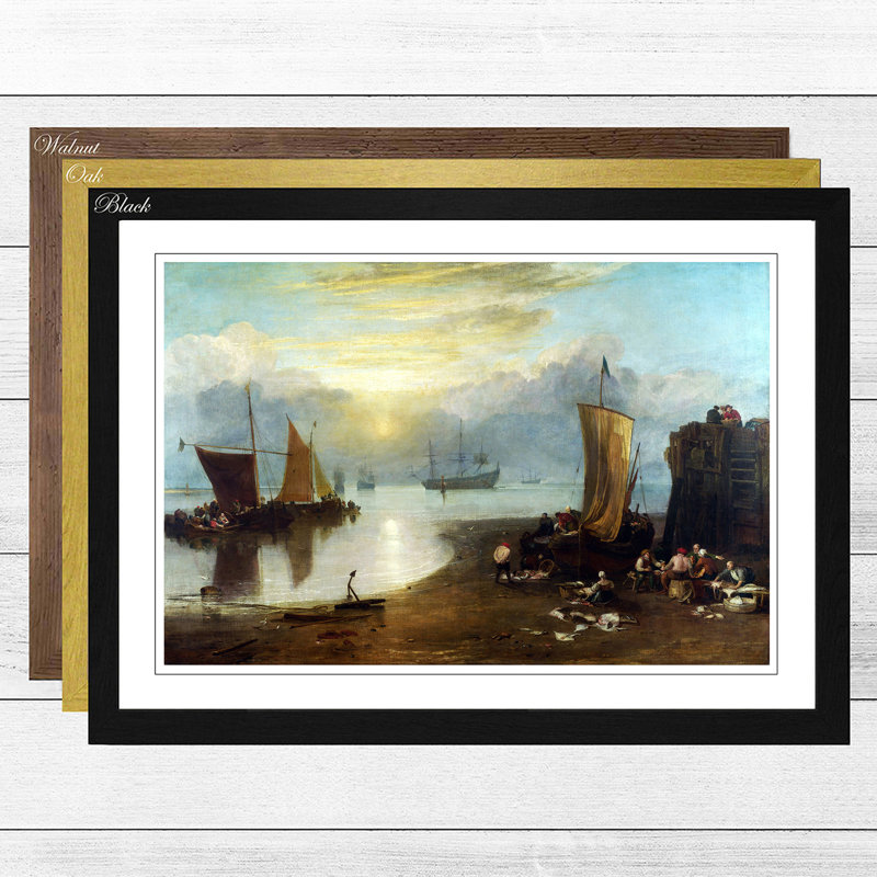 J.M.W. Turner - Single Picture Frame Painting, Black