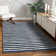 Tapis bleu marine / blanc Blanford