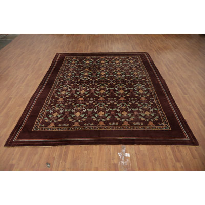 Tapis antique antique Art Deco 9 x 12