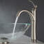 Lavabo vasque en verre transparent Kraus avec bonde escamotable-6985678