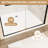 Double Sliding Shower Door 60" Wide By 72" High, 1/4" (6Mm) Clear Tempered Glass, Matte Black Aluminum Frame, Dual Stainless Steel Handles, Adjustable Width Between 56" - 60", Water Proof Feature For