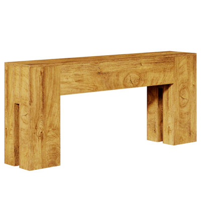 Side Table, Wooden Console Table for Home, Office