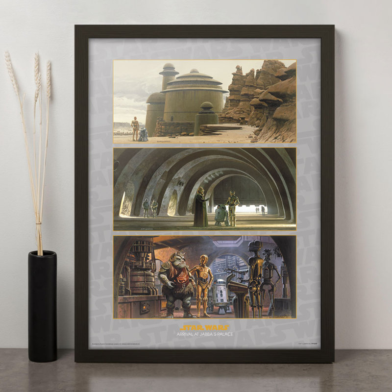 Star Wars Arrival at Jabba's Palace - Picture Frame Memorabilia