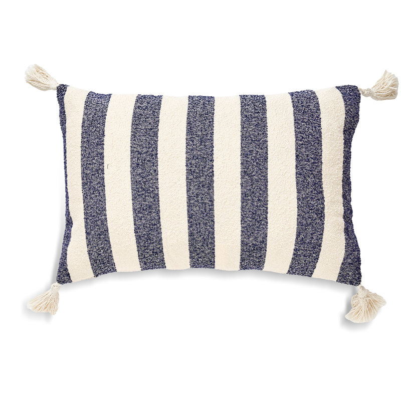 Coussin French Stripe, Polyester, Île Seymour Nord, Galapagos