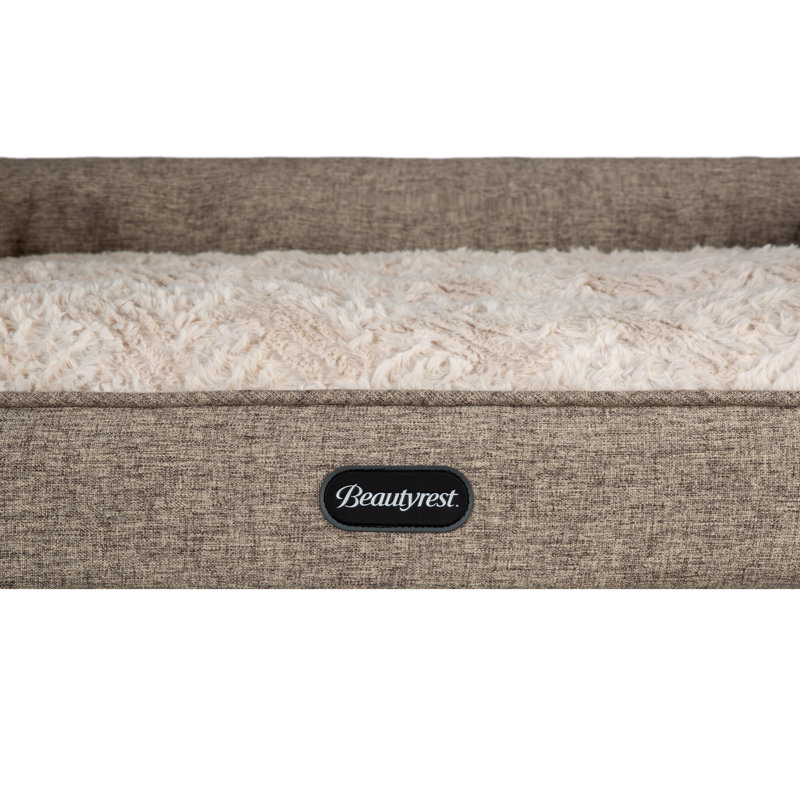 Canapé-lit Beautyrest Lux, Très grand (H 10 po x l 41 po x P 31 po), Brun clair