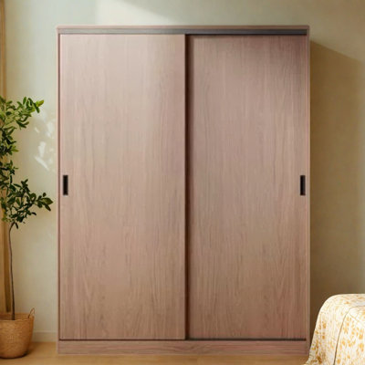 Garde-robe simple noyer classique