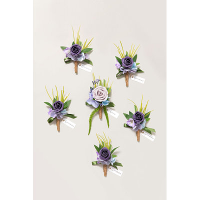 Boutonnières Ling's Moment en Rêve Violet Éthéré