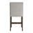 Winston Porter Poling Counter Side Chair with Grey Fabric in Brown (2 Per Carton)