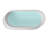 71'' x 33.5'' Soaking Solid Surface Bathtub