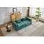 Canapé à compression, canapé-lit convertible au sol avec structure de forme fixe, canapé modulaire sans os sans causeuse, sans assemblage requis, tissu chenille, pour la chambre à coucher du salon-2123844682