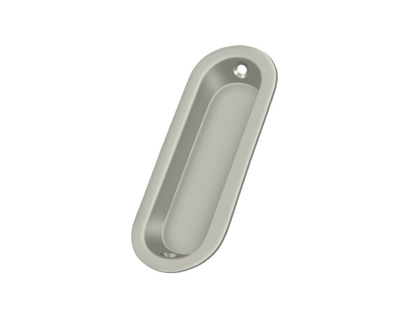 Poignée encastrée Deltana, Nickel brossé