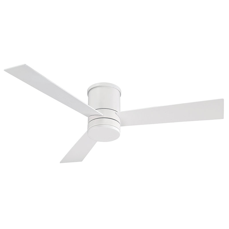 Ventilateur de plafond encastré intelligent à 3 pales intérieur / extérieur Axis avec télécommande et ensemble d'éclairage à DEL inclus