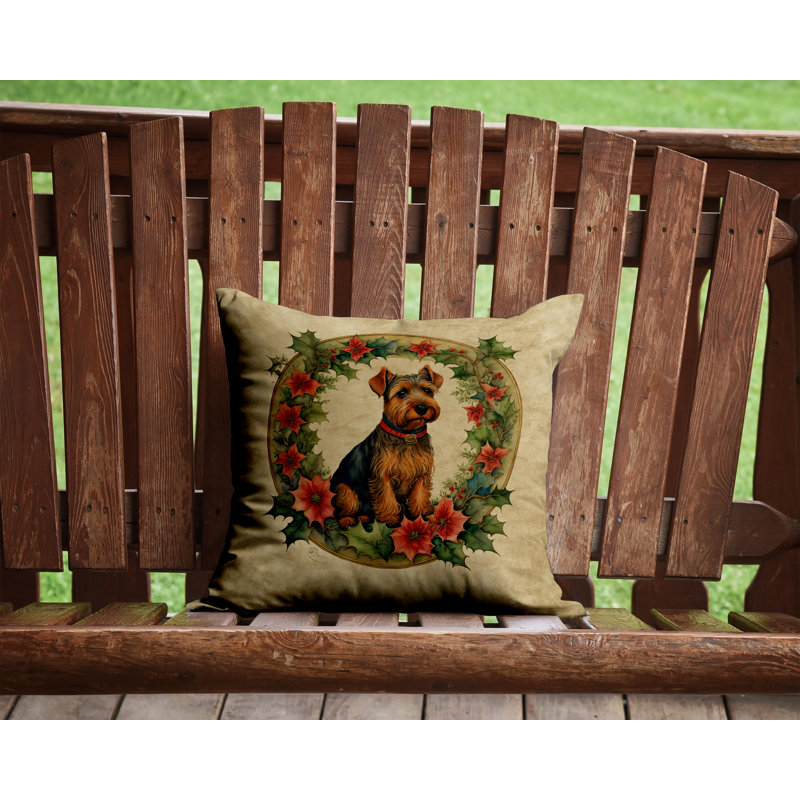 Coussin Christmas, 14 po x 14 po, Carré